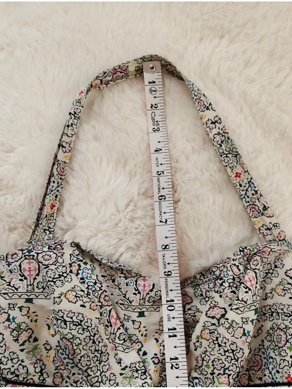 Anthropologie Girls from Savoy Halter Dress Ruffle Multi Color Print Size 2 - Picture 13 of 15